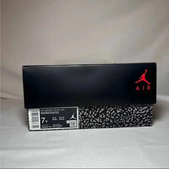 Size 7 - Nike Air Jordan 3 Retro GS Black Cat 2025 Men's Shoes Ships Now Athletic Shoes